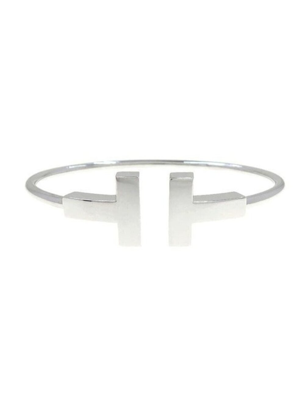 Tiffany & Co T Wire Bangle Wide Bracelet